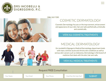 Tablet Screenshot of dermatologydrs.com